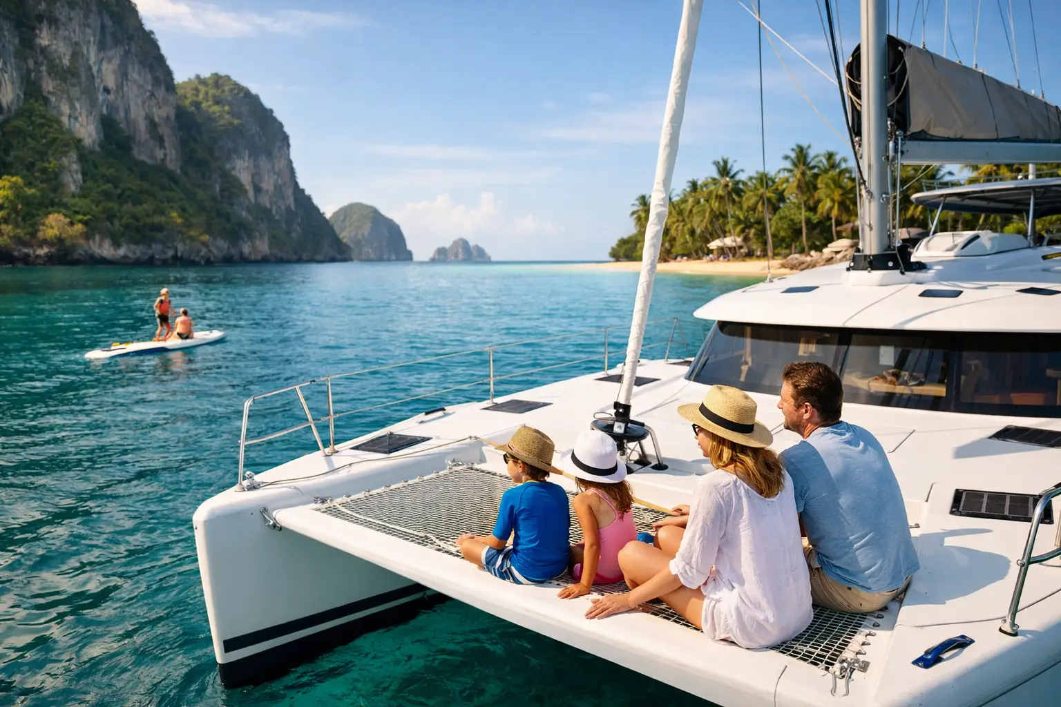 7 meilleures destinations catamaran en famille