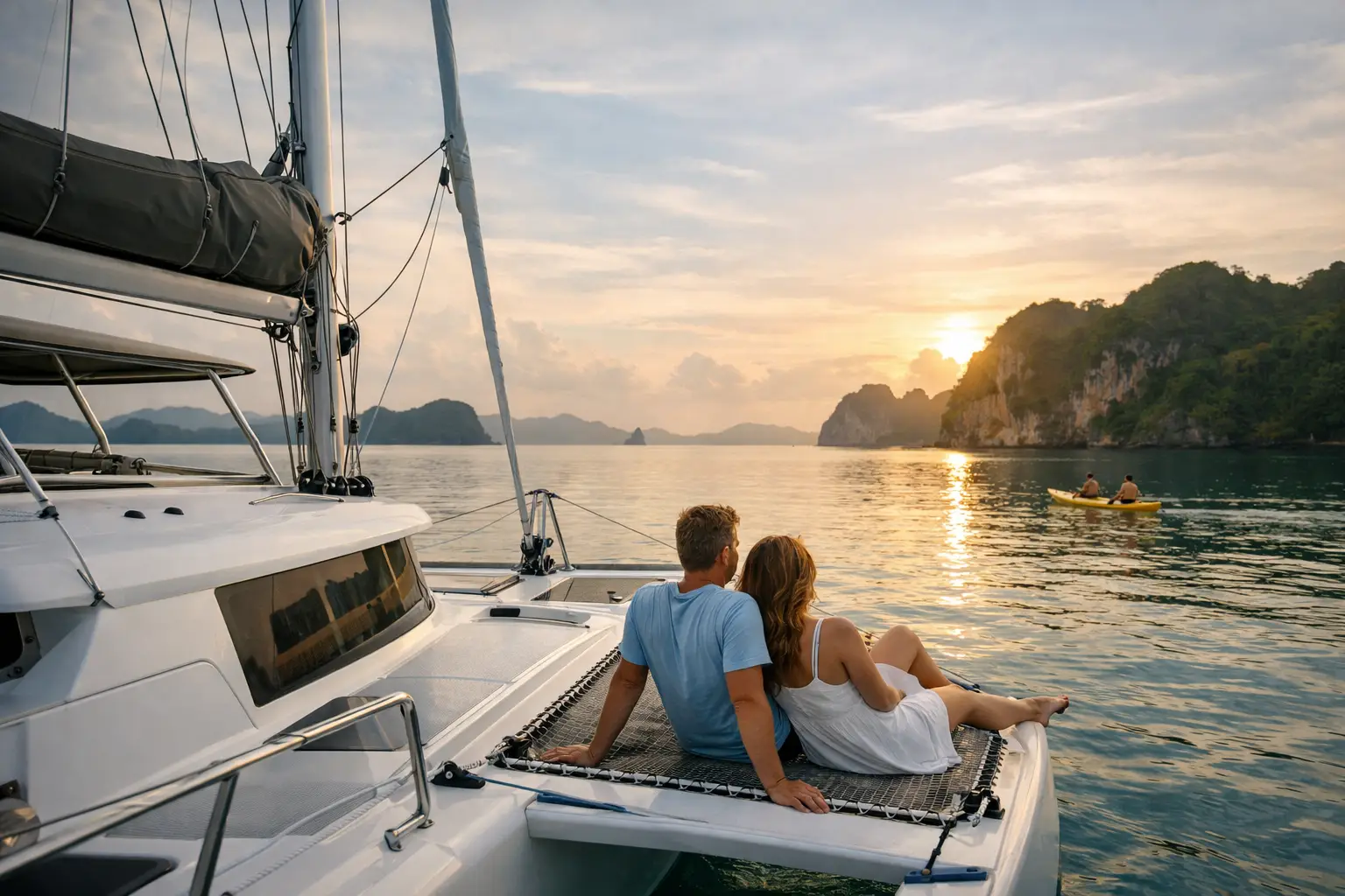 Tourisme lent en catamaran: le bon rythme