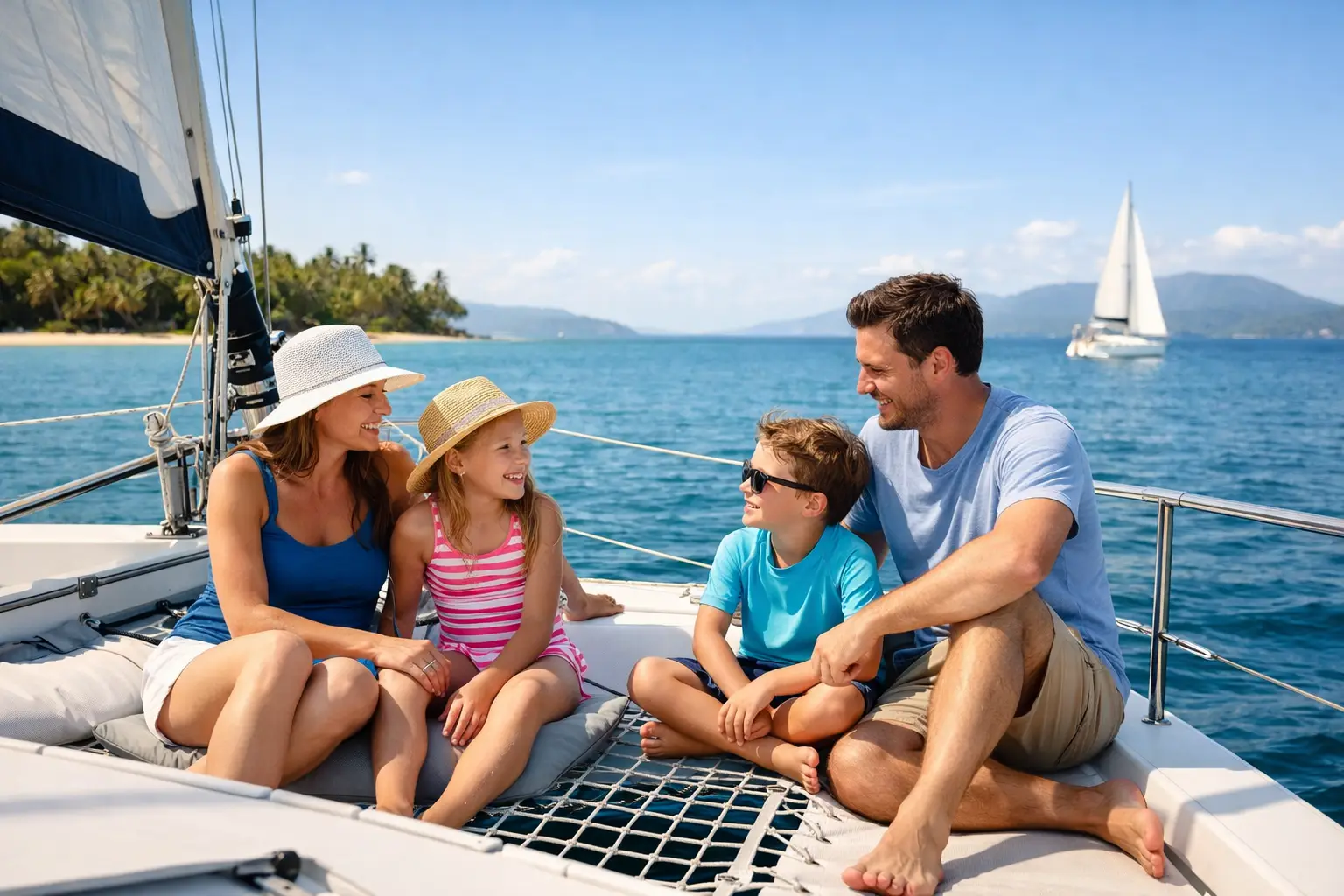 Vacances famille en catamaran: bonne idée ?