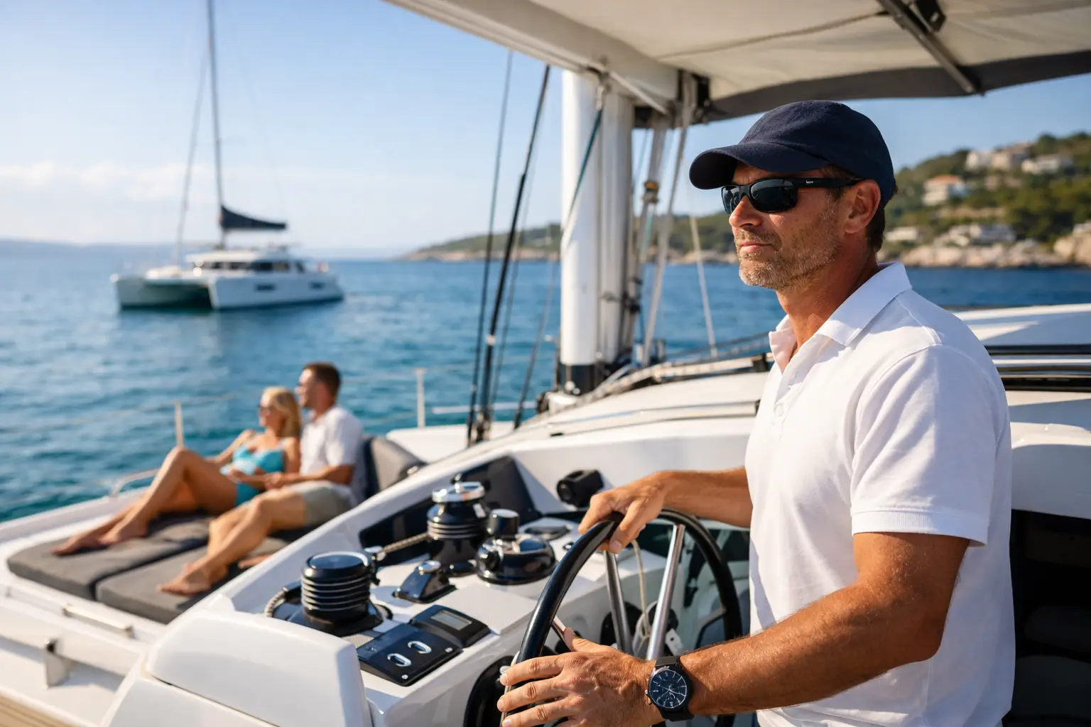 Combien coûte un skipper pour votre catamaran ?