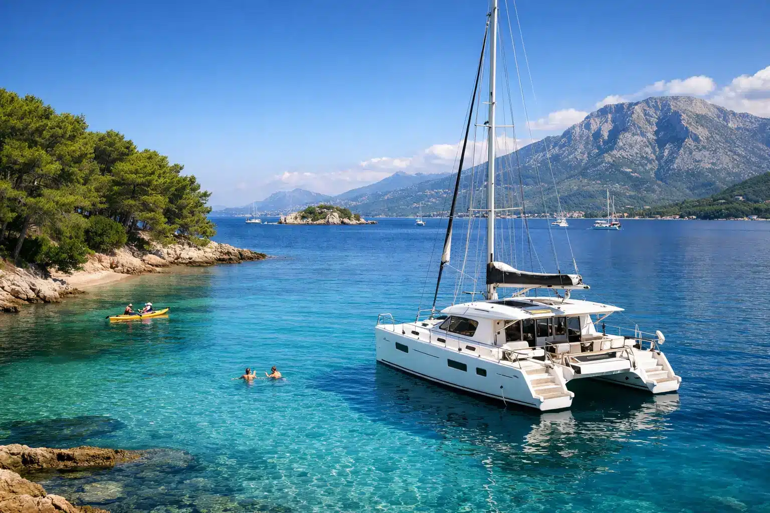 Les plus beaux mouillages en catamaran