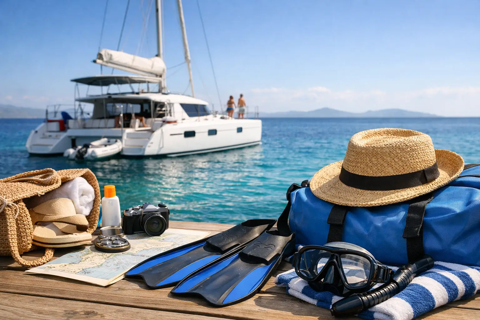 Que prévoir pour une croisière en catamaran ?